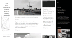 Desktop Screenshot of blog.sebastian-martens.de